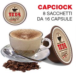 Immagine di 128 Capsule Mocaccino Toda il Mio Gattopardo compatibili A Modo Mio ( EX cap ciock )