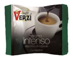 Immagine di 100 Capsule caffè Verzì miscela Intenso Monodose compatibile Fior Fiore Coop Lui